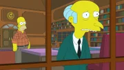 Zu Marges Unverständnis arbeitet Homer (l.) weiterhin für Mr. Burns (r.), obwohl er Fracking unterstützt ...