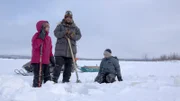 Chevie Roach bringt seinen Kindern bei, wie man Fallen aufstellt. (National Geographic)