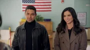 l-r: Wilmer Valderrama als Special Agent Nicholas ìNickî Torres und Katrina Law als NCIS Special Agent Jessica Knight.