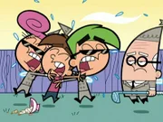 L-R: Wanda, Timmy, Cosmo, Head Pixie