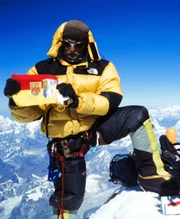 Hans Goger auf Mount Everest