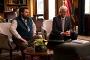 MR. MAYOR -- "Avocado Crisis" Episode: 107 -- Pictured: (l-r) Bobby Moynihan as Jayden,Ted Danson as Mayor Neil Bremer -- (Photo by: Colleen Hayes/NBC)
