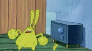 L-R: Mr. Krabs, Plankton