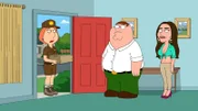 Lois Griffin (l.); Peter Griffin (M.)