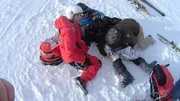 Verirrter Skifahrer in Gefahr