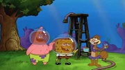 L-R: Patrick, SpongeBob, Sandy