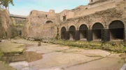 In den sehr gut erhaltenen Bootshäusern der antiken Küstenstadt Herculaneum wurden zahlreiche Skelette gefunden.