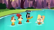 The Beaver Brothers, Daffy Duck (2.v.r.), Lola Bunny (r.)