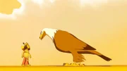 Yakari bekommt Rat von seinem Totem Großer Adler