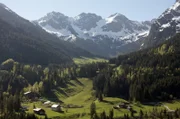 Das Kleinwalsertal im Bundesland Vorarlberg, Österreich