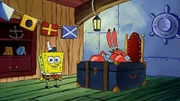 L-R: SpongeBob, Mr. Krabs