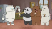 v.li.: Butler Bear, Panda Bear, Grizzly Bear, Ice Bear
