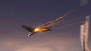 CGI of Comet in flames