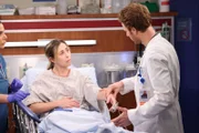CHICAGO MED -- "Know When to Hold and Know When to Fold" Episode 817 -- Pictured: (l-r) Bonnie Discepolo as Cara Wallace, Nick Gehlfuss as Will Halstead -- (Photo by: George Burns Jr/NBC)