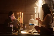THE MAGICIANS -- "The Tales of Seven Keys" Episode 301 -- Pictured: (l-r) Jason Ralph as Quentin Coldwater, Stella Maeve as Julia Wicker -- (Photo by: Eike Schroter/Syfy)