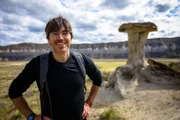 Picture Shows_Simon Reeve in the American Prairie Reserve, Montana - From 'The Americas with Simon Reeve', first broadcast in 2019