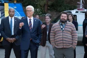 MR. MAYOR -- "Avocado Crisis" Episode: 107 -- Pictured: (l-r) Ted Danson as Mayor Neil Bremer, Bobby Moynihan as Jayden -- (Photo by: Colleen Hayes/NBC)