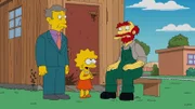 Sehr zur Verwunderung Skinners (l.) scheint sich Willy (r.) mit sehr vielem gut auszukennen, das Lisa (M.) lernen muss ...