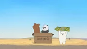 L-R: Grizzly "Grizz" Bear,Panda Bear,  Ice Bear
