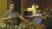 KNOXVILLE, TENN.- Rebecca and Chris, mom and pop moonshiners, in their kitchen.  (Photo Credit: National Geographic Channels/MARK CASEBOW)