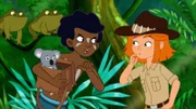 Lilli und Yuri im Dschungel.