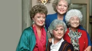 L-R: Blanche Devereaux (Rue McClanahan), Dorothy Zbornak (Bea Arthur), Rose Nylund (Betty White, hinten), Sophia Petrillo (Estelle Getty)