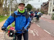 Vorfahrt fürs Fahrrad: Utrechts Verkehrsplaner Herbert Tiemens fährt täglich 30 Kilometer.