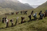 Bei ihrem Marsch von mehr als 1.000 Kilometern überqueren die Kinder die Alpen.