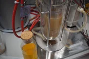In diesem Minireaktor wird aus altem Brot Öl – möglich ist das dank eines speziellen Hefepilzes.