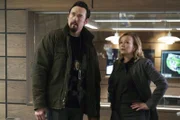 Pictured: (l-r) Kevin Durand as Vasiliy Fet and Samantha Mathis as Justine Faraldo.