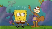 L-R: SpongeBob, Sandy