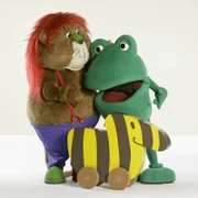 L-R: Papa Löwe, Günter Kastenfrosch und die Tigerente.
