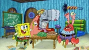 L-R: SpongeBob, Patrick