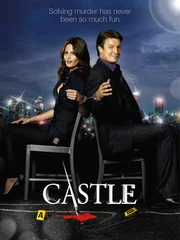 (3. Staffel) - Können weder mit noch ohne einander: Richard Castle (Nathan Fillion, r.) und Kate Beckett (Stana Katic, l.)