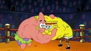 L-R: Patrick, SpongeBob