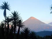 PHOENIX DER PAZIFISCHE FEUERRING, TEIL 3, "Mexiko und Guatemala", am Mittwoch (04.04.12) um 20:15 Uhr. Der erloschene Agua-Vulkan in Guatemala. Das Land hat über 30 Vulkane, drei davon sind zurzeit aktiv.