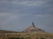 Chimney Rock, Nebraska: Der markante "Kaminfelsen" war für die westwärts ziehenden Siedler auf dem Oregon Trail ein weithin sichtbares Etappenziel.
