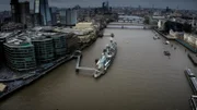 Die HMS Belfast liegt auf der Themse. (Windfall Films/Johnny Shipley)