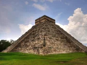 Chichen Itza, Mexico - El Castillo pyramid in Chichen Itza. 1200 years ago, it was a vital hub in a Maya network of quarreling, trading, and warring city states, that covered southern Mexico and the northern half of Central America.