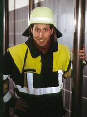 Willi Weitzel bei der Feuerwehr.