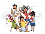 (7. Staffel) - Bob's Burgers - (v.l.n.r.) Louise; Bob; Gene; Linda; Tina
