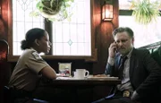 l-r: Heather Novack (Natalie Paul) , Detective Lt. Harry Ambrose (Bill Pullman)