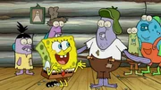SpongeBob (vorne, l.)