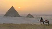 Die Pyramiden von Gizeh, Ägypten.