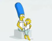 (20. Staffel) - Marge (l.) kümmert sich stets liebevoll um ihre jüngste Tochter Maggie (r.).