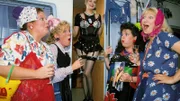 Die Frauen (v.l.: Samy Orfgen, Antje Lewald, Katharina Schubert, Biggi Wanninger, Sabine Kaack) vergnügen sich bombig bei einer fröhlichen Dessous-Party.
