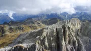 Raue und eindrucksvolle Bergwelt des Montafon zwischen der Schweiz und Östereich.