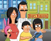 Die große Wiedereröffnung von Bob's Burgers steht an. Deshalb versammelt Bob (M.) sein Team, bestehend aus seiner Frau Linda (2.v.l.) und seinen Kindern Louise (l.), Gene (2.v.r.) und Tina (r.), und weist jedem eine spezielle Aufgabe zu ...