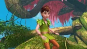 Peter Pan überlegt im Geheimen Garten, wo er noch nach Wendy suchen könnte.