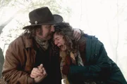 (l-R) Cowboy (PAUL KAYE) and Mrs Martin (EMILY WATSON)